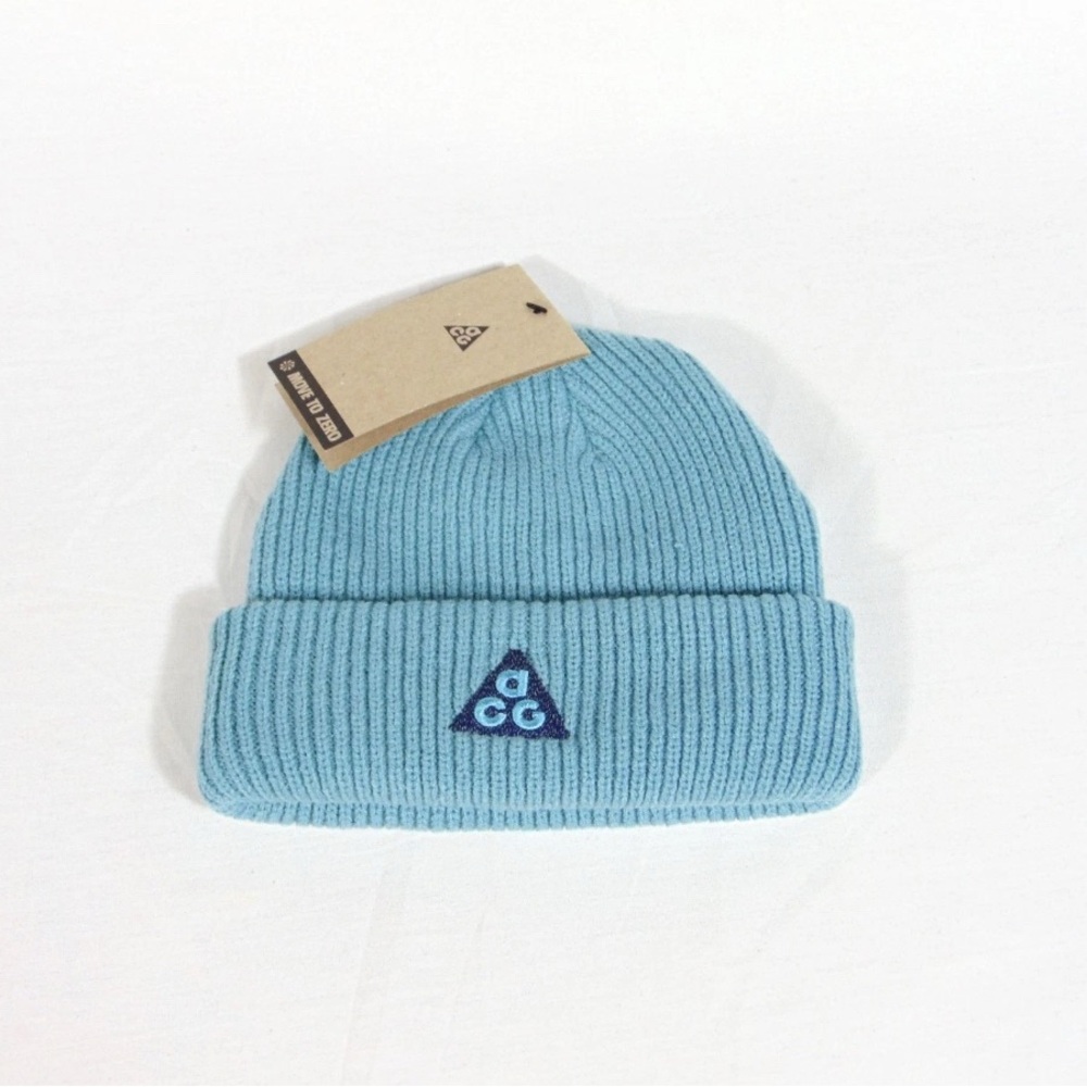 Nike ACG Terra Trail Youth Kids Beanie HJ4409-464 Denim Turquoise